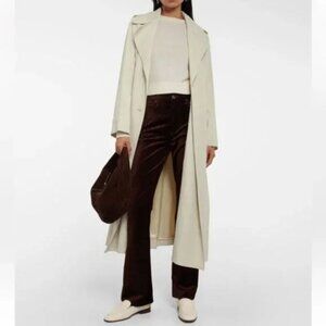 AGOLDE Nico NWT Velvet High Rise Bootcut Pants Chocolate Milk Brown 30